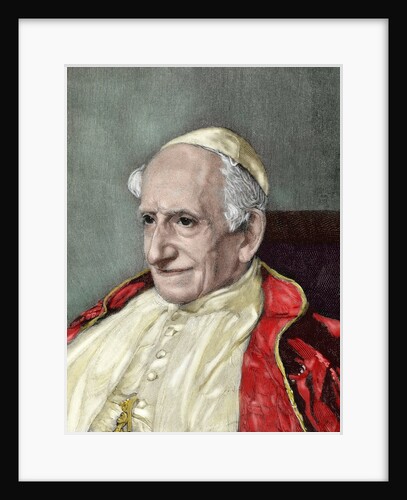 Leo XIII (1810-1903). Italian Pope (1878-1903), by Anonymous