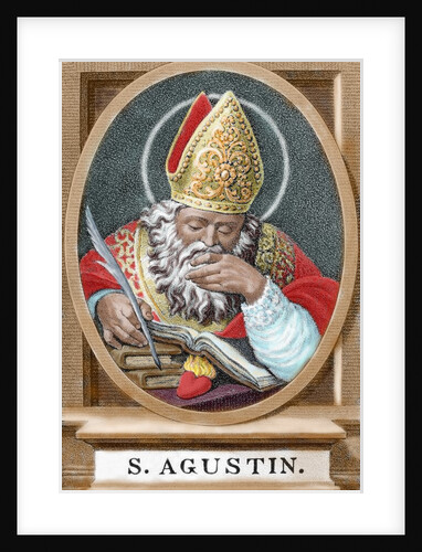 St. Augustine (354-430) by Anonymous