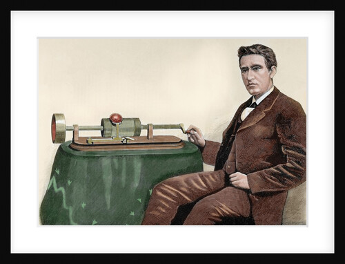 Edison, Thomas Alva (1847-1931). American Inventor by Anonymous