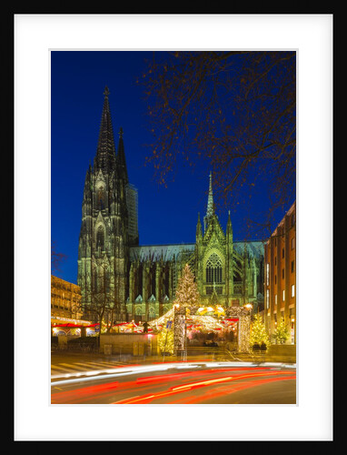 Cologne cathedral (Dom) at christmas by Anonymous