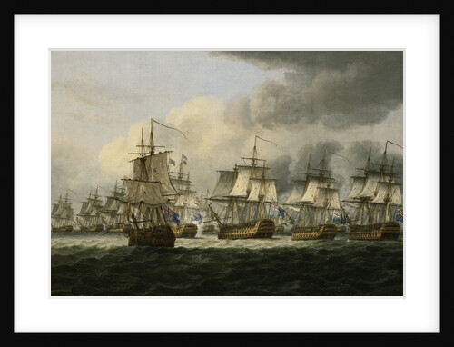 The Battle of Doggerbank, 5 August 1781 by Thomas Luny
