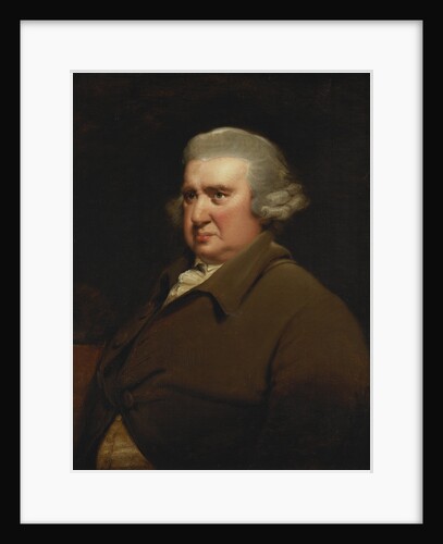 Portrait of Erasmus Darwin, half length, in a Buff Coat and White Shirt by Joseph Wright of Derby