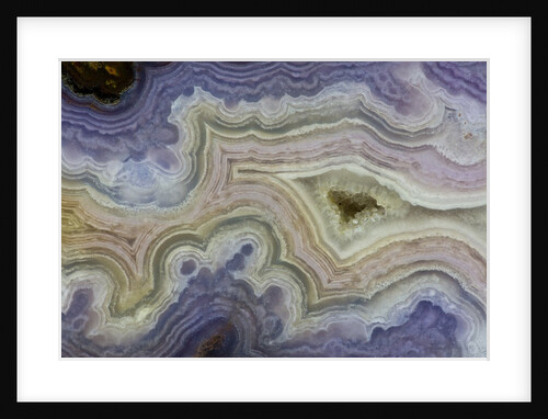 Close-up Royal Aztec Lace Agate by Anonymous