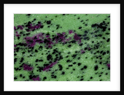 Zasite Stone with rudby & green by Anonymous