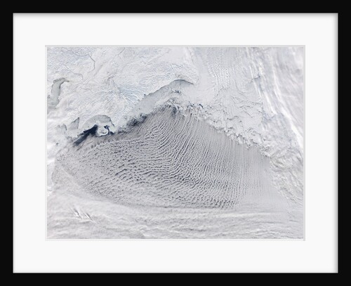 Cloud Streets in the Bering Sea by Anonymous