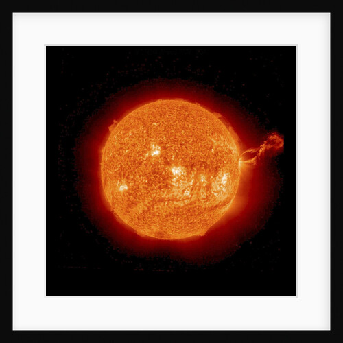 View of the Sun with Solar Prominence by Anonymous