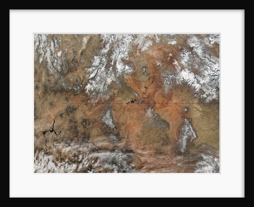 Satellite view of the Grand Canyon by Anonymous