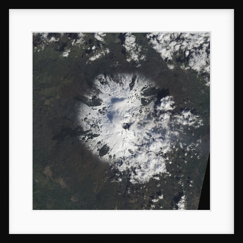 Satellite View of Mount Etna by Anonymous
