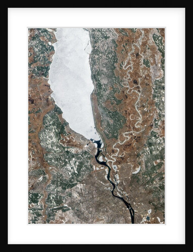 Ice on the Dnieper River, Ukraine by Anonymous