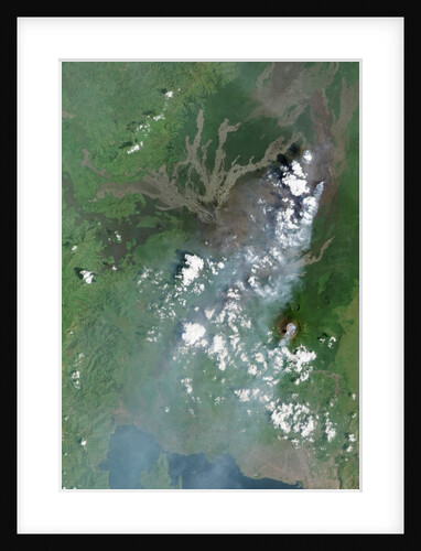 Lava Flow near Nyamuragira Volcano by Anonymous