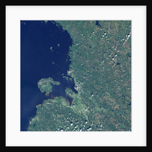 Satellite image of Oulu, Finland by Anonymous