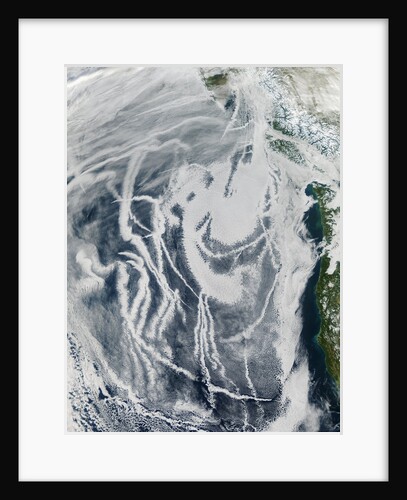 Ship Tracks off North America by Anonymous