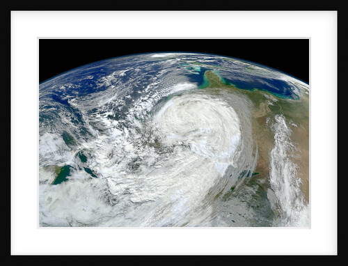 Satellite View of Hurricane Sandy by Anonymous