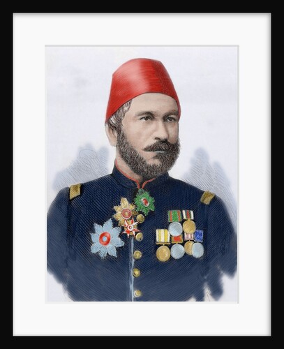 Muhammad Ali Pasha (b. 1829). General in chief of the Turkish army in Bulgaria by Anonymous