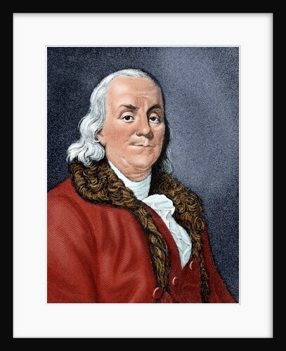 Franklin, Benjamin (1706-1790). American statesman and scientist by Anonymous