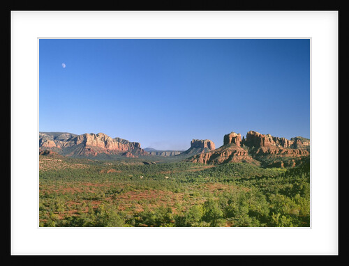 View of Cathedral Rock in Verde Valley, Sedona, Arizona, USA by Anonymous