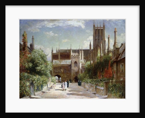 The Vicars' Close, Wells Cathedral by Sir David Murray