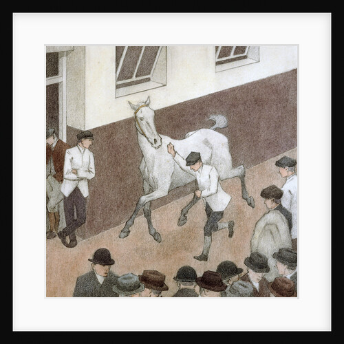 Showing the Paces, Aldridge's by Robert Bevan