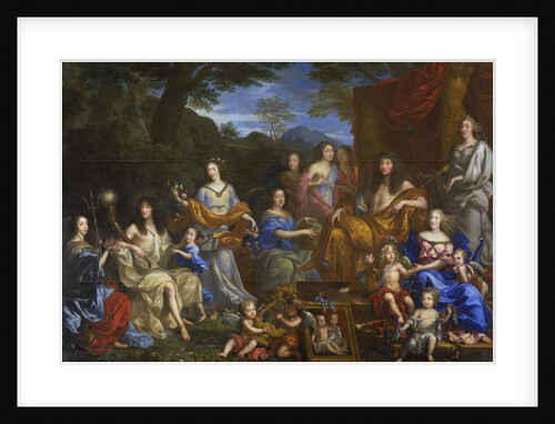 Louis XIV and the Royal Family as Divinities on Mt. Olympus by Jean Nocret