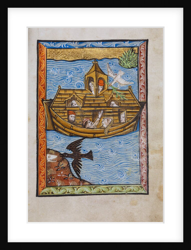 Manuscript illumination of Noah's Ark by Anonymous