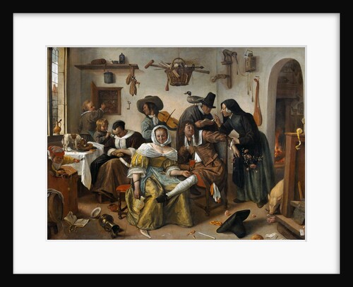 Beware of Luxury (In Weelde Siet Toe) by Jan Steen