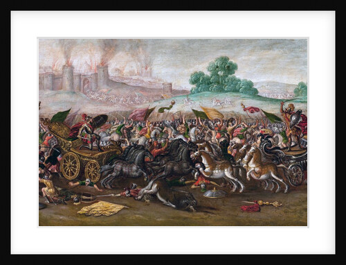 The Burning of Jerusalem by Nebuchadnezzar's Army by Juan de la Corte