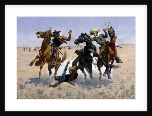 Aiding a Comrade by Frederic Remington