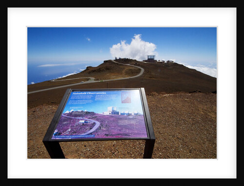 Observatories on top of Haleakeala, Maui, Hawaii by Anonymous