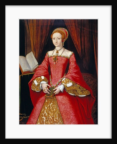 Elizabeth I as a Princess attributed to William Scrots by Anonymous