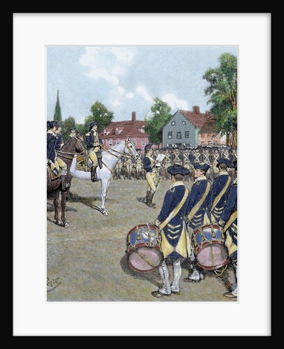 General Washington's army in New York on July 9, 1776 by Anonymous