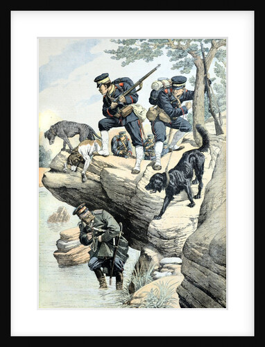 Dogs Used in War by Japanese Russo-Japanese War (Sept 1904) by Anonymous