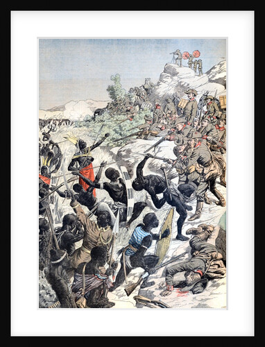 Battle Bet Herero & German Colonials Windhoek Namibia (Feb 1904) by Anonymous
