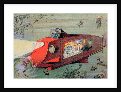 Futurist Personal Submarine as Portrayed in 1912 by Anonymous