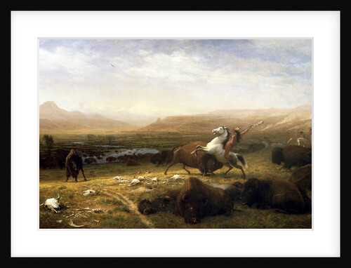 The Last of the Buffalo by Albert Bierstadt