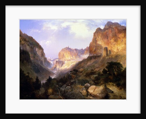 Golden Gate, Yellowstone National Park by Thomas Moran