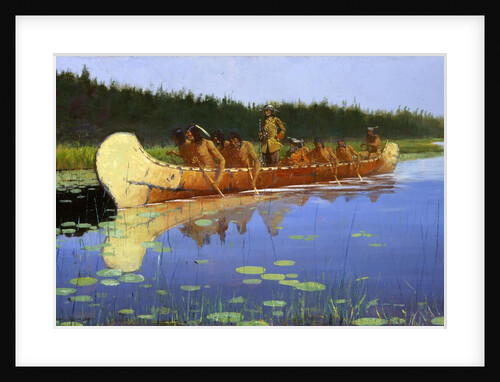 Radisson and Groseilliers by Frederic Remington