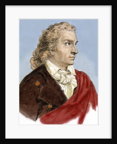 Schiller, Johann Christoph Friedrich von (1759-1805). German poet, philosopher, historian, and playw by Anonymous