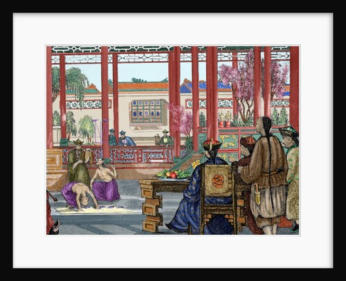 China. Acrobats performing at the Imperial Court by Anonymous