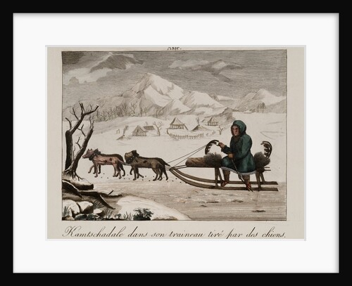 A sled in Siberia by Anonymous