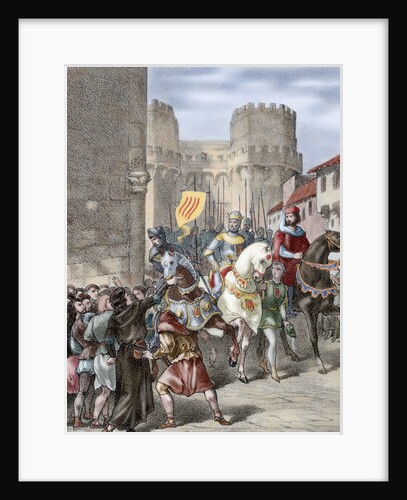Peter IV (1319-1387), called the Ceremonious. Entry of Pedro IV in Valencia. Spain by Anonymous