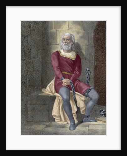 Christopher Columbus (1451 -1506). Navigator, colonizer and explorer. Columbus imprisoned by Anonymous