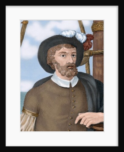 Juan Sebastian Elcano (1476-1526). Spanish explorer by Anonymous