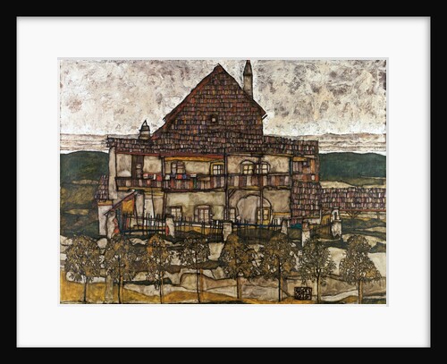 House with Shingle Roof (Old House II) by Egon Schiele