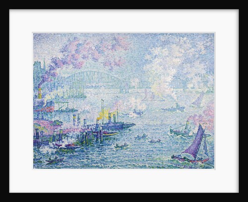 The Port of Rotterdam by Paul Signac