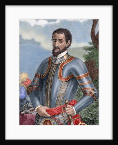 Hernando de Soto (c.1496/1497-1542). Spanish explorer and conquistador by Anonymous