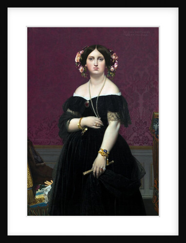 Madame Moitessier by Jean Auguste Dominique Ingres