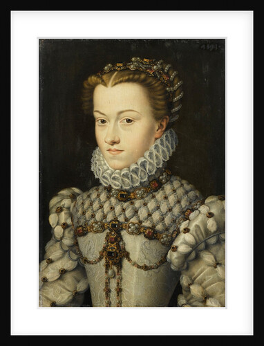 Elisabeth of Austria, Queen of France by François Clouet