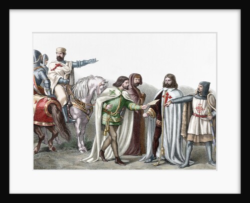 Military Orders: From left to right: Knights Templar, Alcantara, Calatrava and Santiago by Anonymous