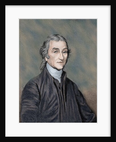 Joseph Priestley (1733-1804). English theologian, philosopher and chemist. Engraving by Anonymous