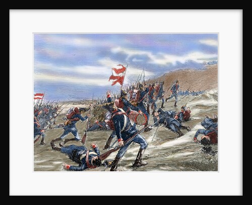Schleswig-Holstein Question. The First Schleswig War (1848-1851). Battle at Kolding, 1849 by Anonymous